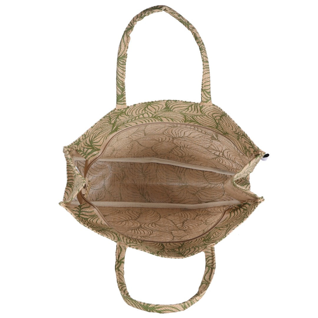 Medium Zippy Bag: Leaves