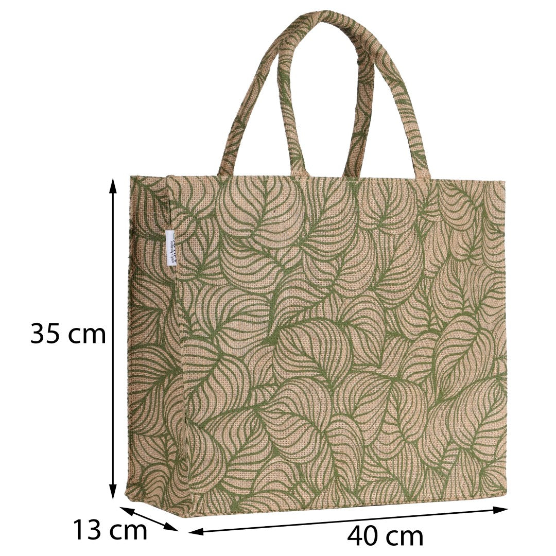 Medium Zippy Bag: Leaves