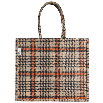 Medium Zippy Bag: Plaid