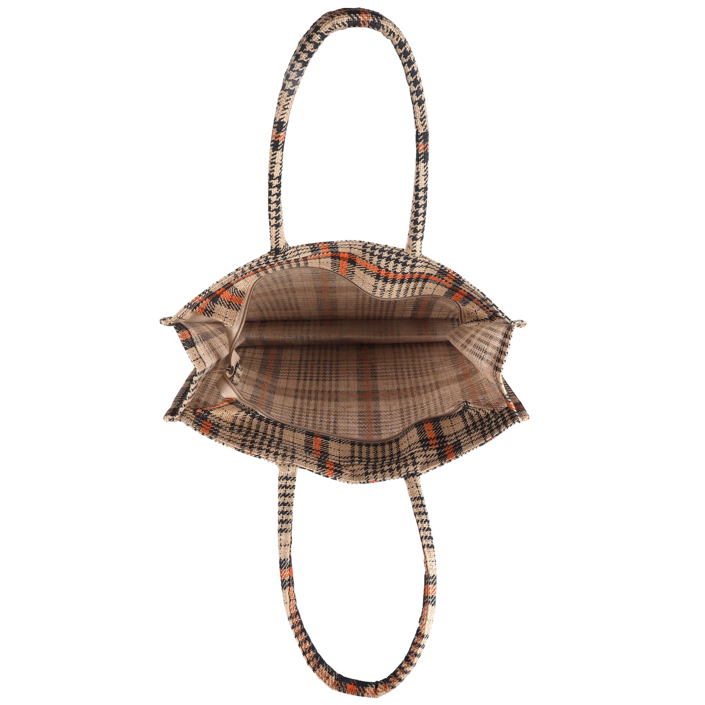 Medium Zippy Bag: Plaid