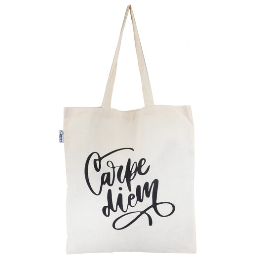 Cotton Tote Carpe Diem