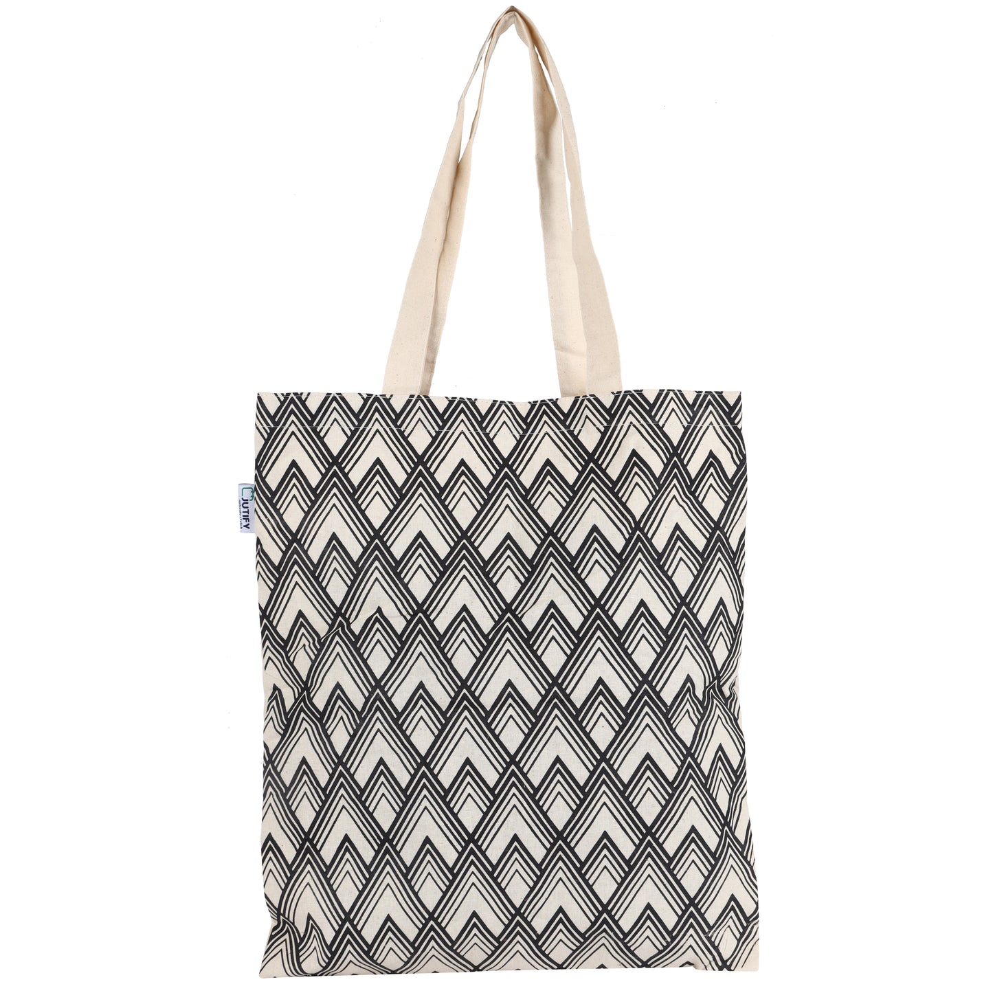 Cotton Tote Chevron Pattern