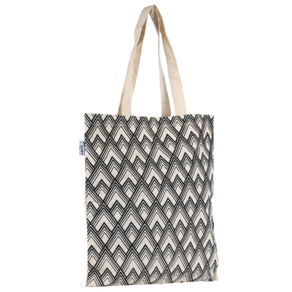 Cotton Tote Chevron Pattern