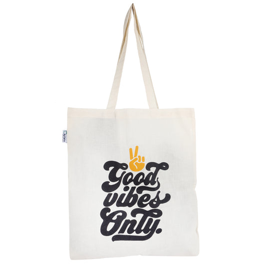 Cotton Tote Good Vibes